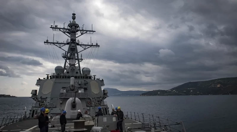 The guided missile destroyer USS Carney and multiple commercial ships came under attack Sunday, December 3, in the Red Sea, the Pentagon said. Photo A.
